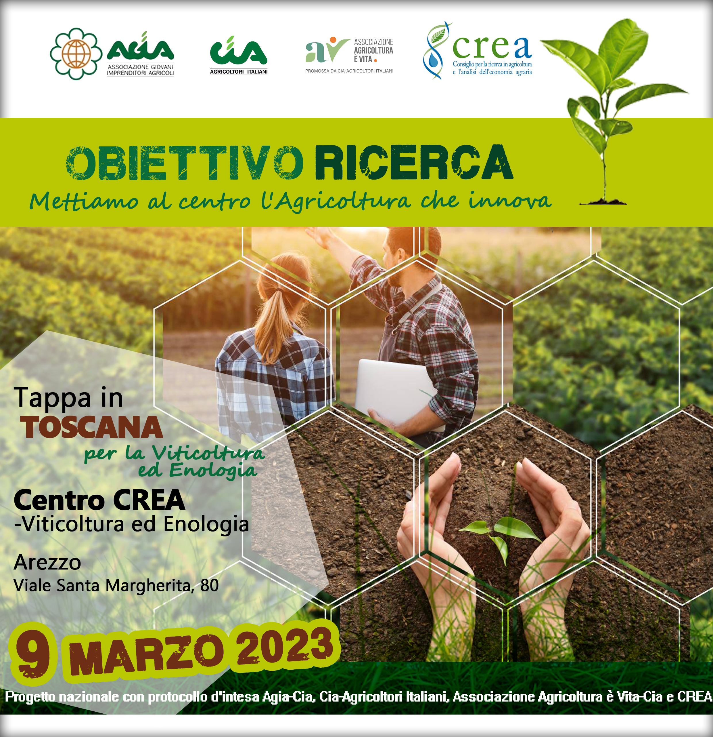 OBIETTIVO RICERCA: METTIAMO AL CENTRO L&rsquo;AGRICOLTURA CHE INNOVA. AL CREA VITICOLTURA ED ENOLOGIA L&rsquo;OTTAVO APPUNTAMENTO