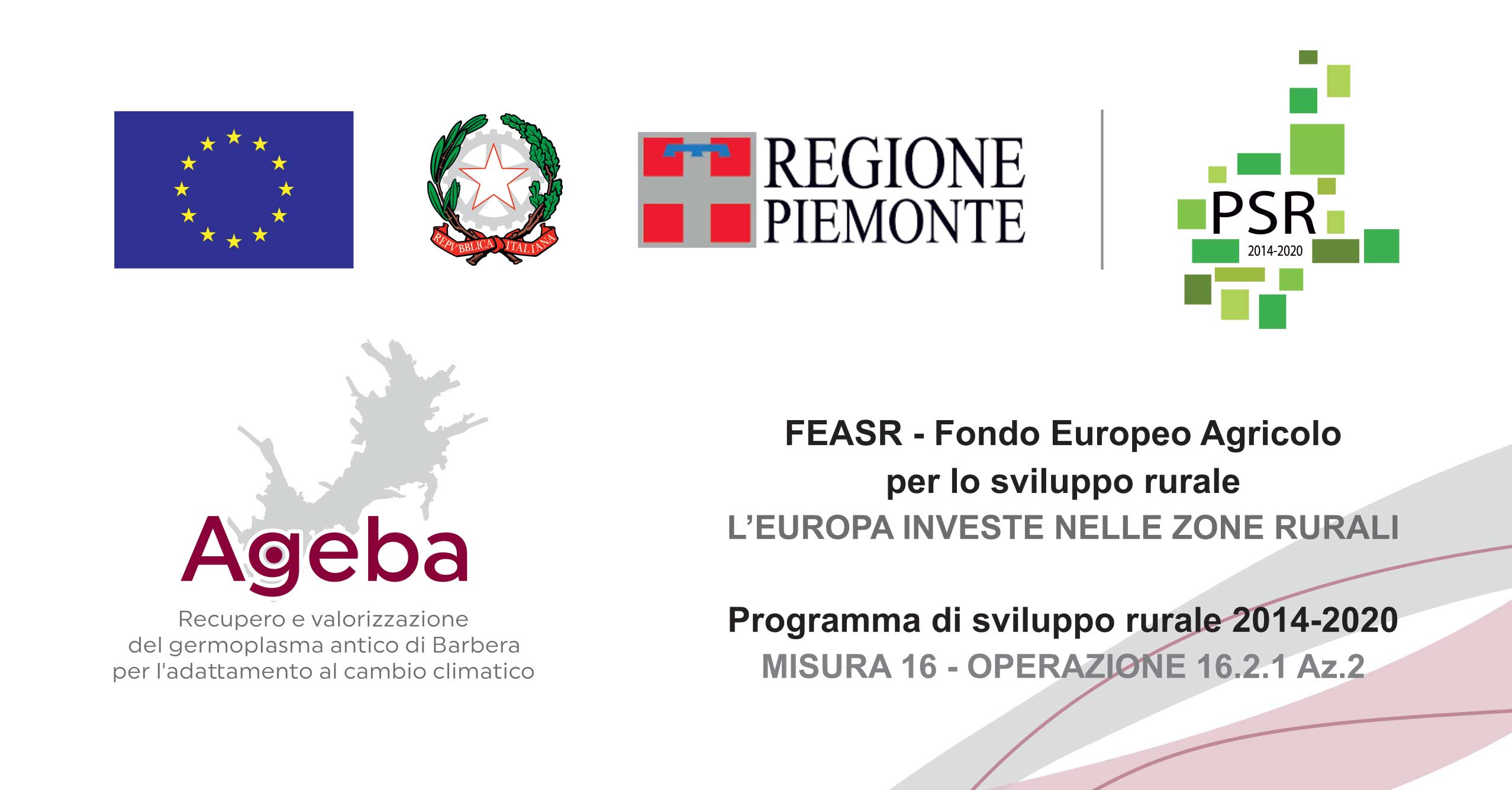 Progetto AGEBA - Recupero e valorizzazione del germoplasma antico del vitigno Barbera per l’adattamento al cambio climatico