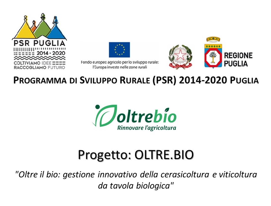 PROGETTO PSR OLTRE.BIO - REGIONE PUGLIA